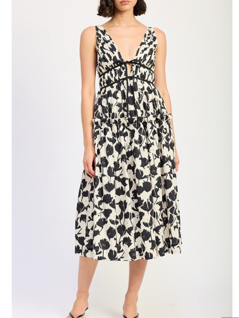 En Saison Laurel Floral Midi Dress